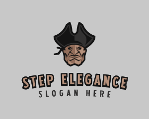 Angry Pirate Man logo design