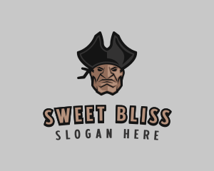 Angry Pirate Man logo design