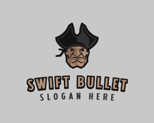 Angry Pirate Man logo design