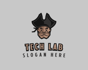 Angry Pirate Man logo design