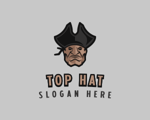 Angry Pirate Man logo design