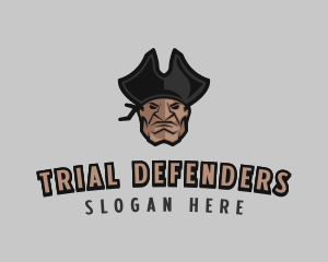 Angry Pirate Man logo design