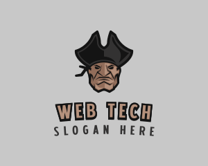 Angry Pirate Man logo design