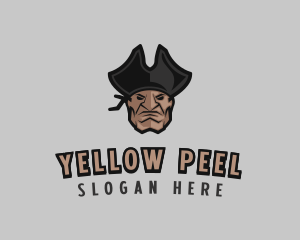 Angry Pirate Man logo design