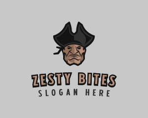 Angry Pirate Man logo design