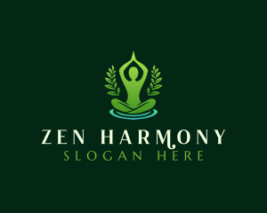 Yoga Zen Wellness logo design