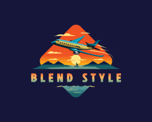 Airplane Mountain Resort logo design