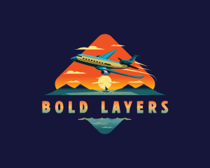 Airplane Mountain Resort logo design