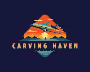 Airplane Mountain Resort logo design