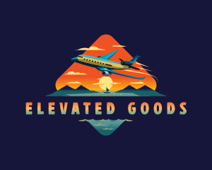 Airplane Mountain Resort logo design