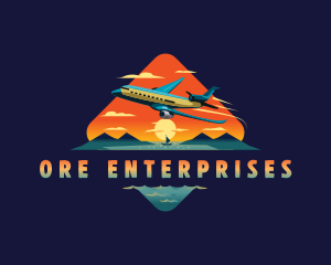 Airplane Mountain Resort logo design