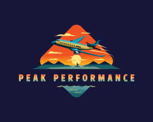 Airplane Mountain Resort logo design