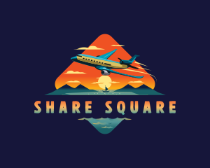 Airplane Mountain Resort logo design