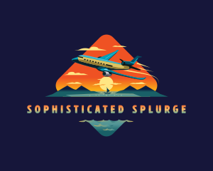 Airplane Mountain Resort logo design