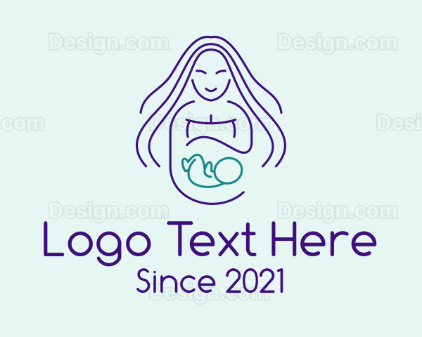 Maternity Mother Child Logo