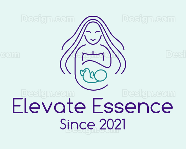 Maternity Mother Child Logo