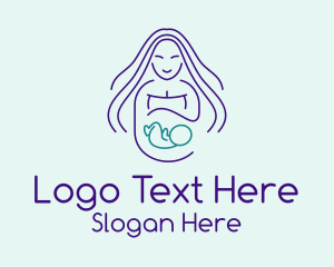 Maternity Mother Child Logo