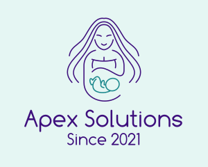 Maternity Mother Child logo design