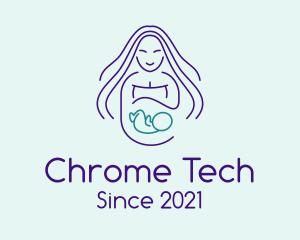 Maternity Mother Child logo design