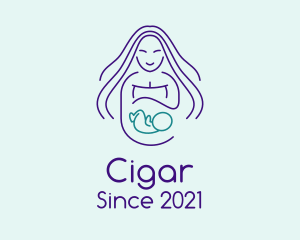 Maternity Mother Child logo design