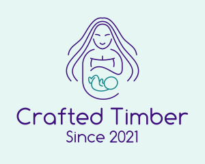 Maternity Mother Child logo design