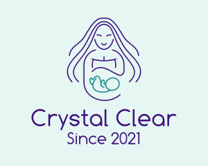 Maternity Mother Child logo design