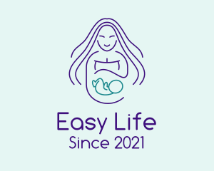 Maternity Mother Child logo design