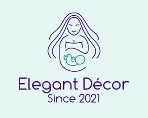 Maternity Mother Child logo design