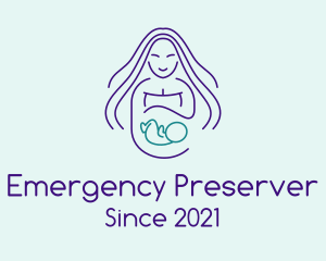 Maternity Mother Child logo design