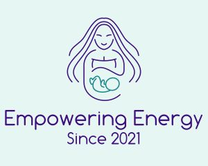 Maternity Mother Child logo design