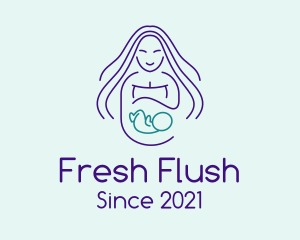 Maternity Mother Child logo design