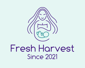 Maternity Mother Child logo design