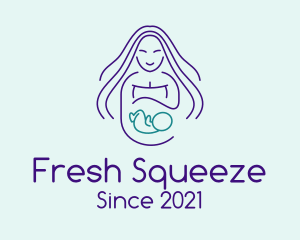 Maternity Mother Child logo design