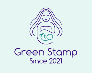 Maternity Mother Child logo design