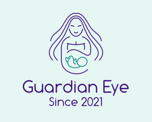 Maternity Mother Child logo design