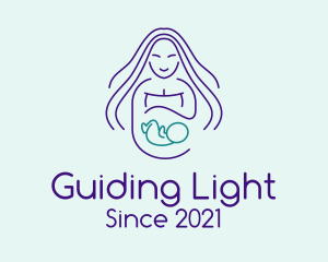 Maternity Mother Child logo design