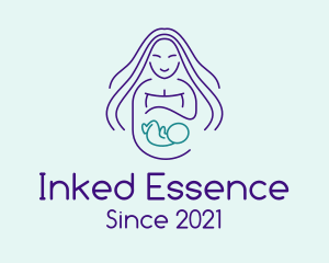 Maternity Mother Child logo design