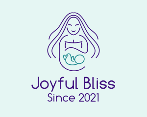 Maternity Mother Child logo design