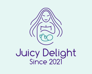 Maternity Mother Child logo design