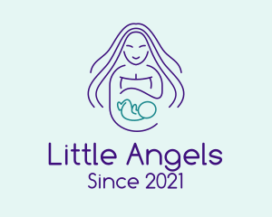 Maternity Mother Child logo design