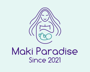 Maternity Mother Child logo design