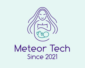 Maternity Mother Child logo design