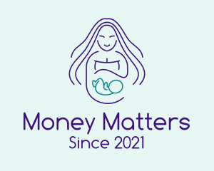 Maternity Mother Child logo design