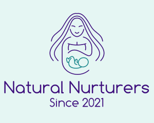 Maternity Mother Child logo design