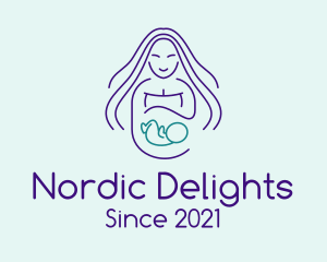 Maternity Mother Child logo design