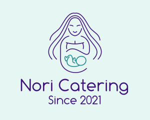 Maternity Mother Child logo design