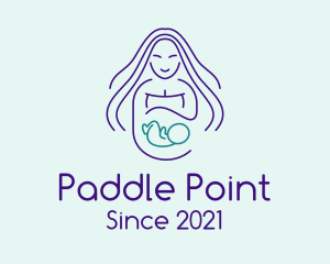 Maternity Mother Child logo design