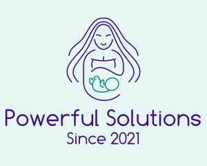 Maternity Mother Child logo design