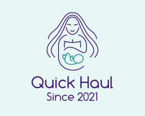 Maternity Mother Child logo design