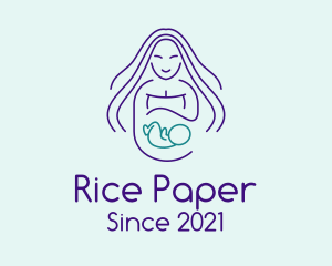 Maternity Mother Child logo design